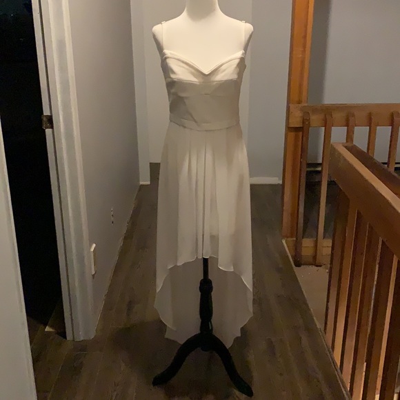BCBGMAXAZRIA Aiyana Highlow Dress - white - Picture 4 of 5